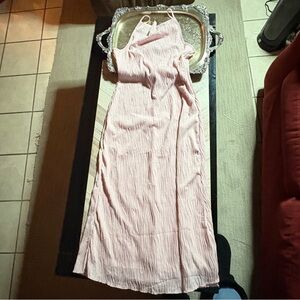 SHEIN Soft Pink Pleated Top